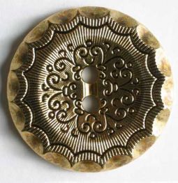 Fashion Button-Antique Gold