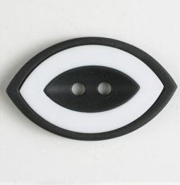 Fashion Buttons Oval- Black