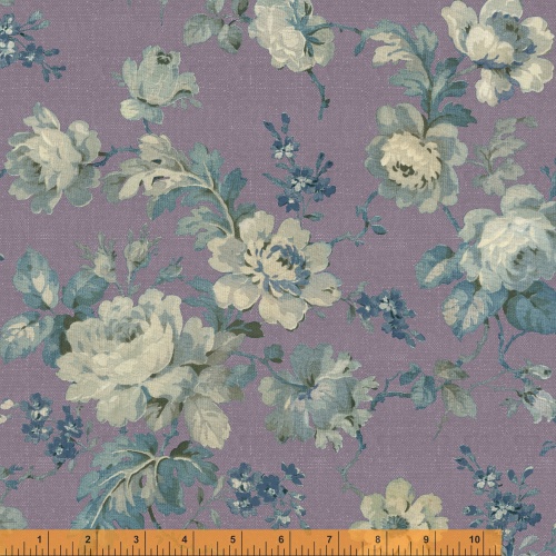 Chambray Rose Roses Lavender: cityquilter.com