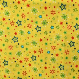 Spaced Out Stars Yellow