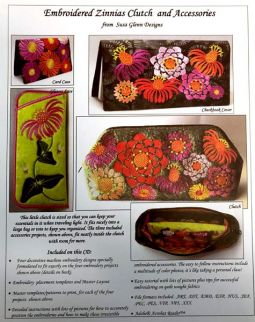 Zinnias Clutch and Accessories